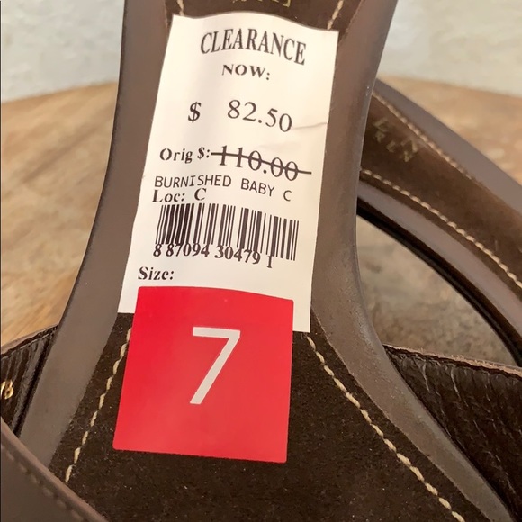 New Ralph Lauren kitten heel slides Sandals size 7 - Picture 7 of 8